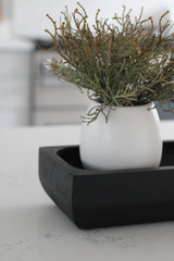 Long Paulownia Tray-Black