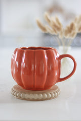 Large Pumpkin Mug - Autumnal Orange