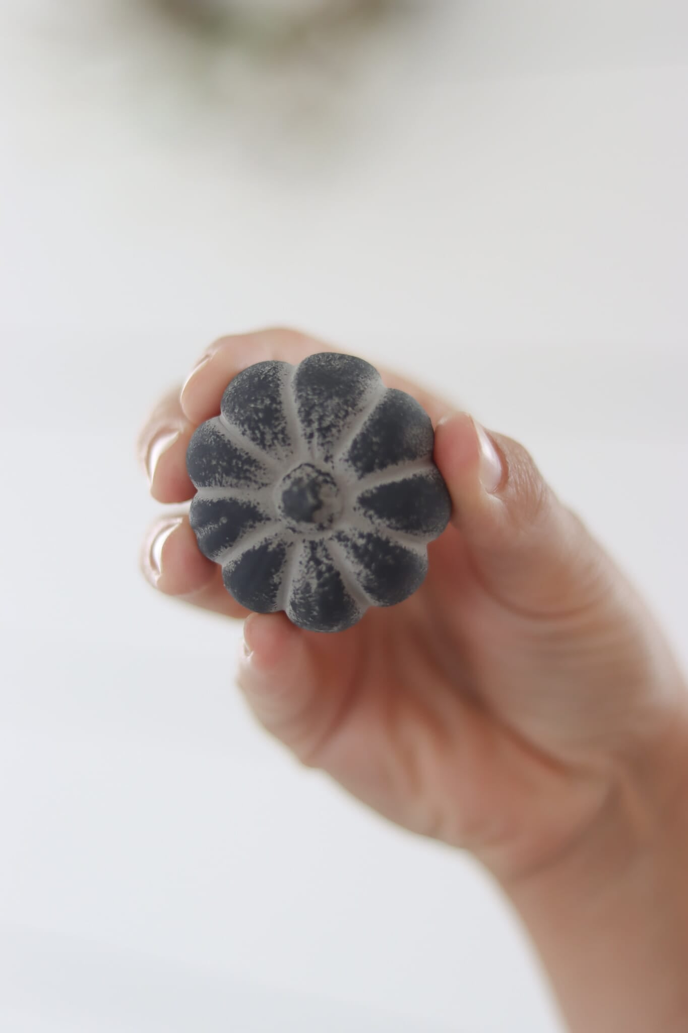 Black Stone Resin Pumpkin - Tiny 4Pc Set