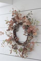 Light Eucalyptus Berries -  Autumn Wreath