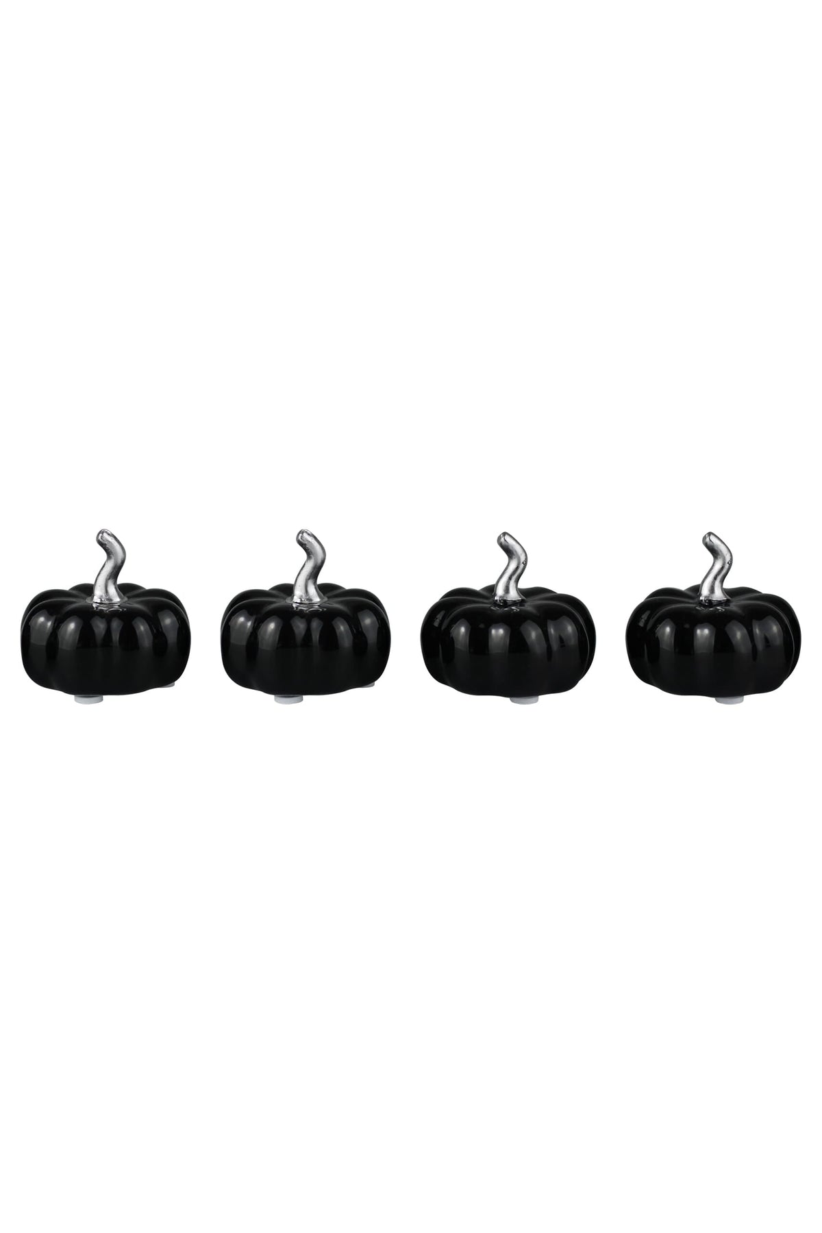 Ceramic Pumpkin Black - Tiny 4 Pc Set