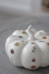 Ceramic Pumpkin Autumnal Pattern - Large