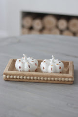 Ceramic Pumpkin Autumnal Pattern - Small 2PC