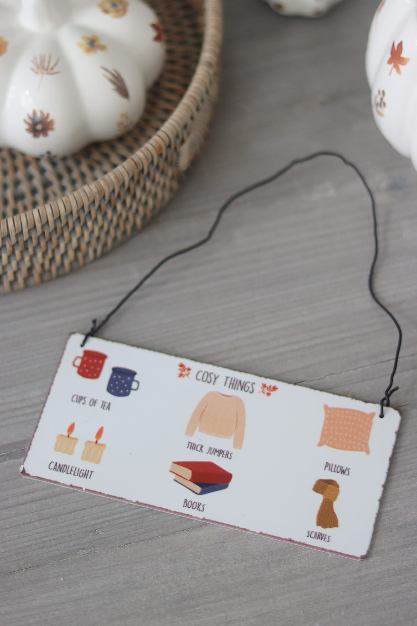 Cosy Things Mini Metal Sign
