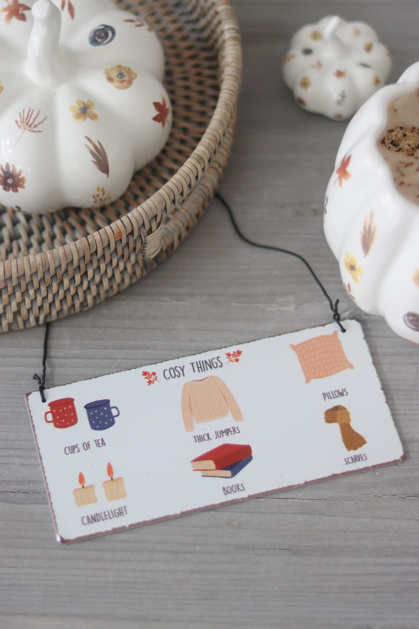 Cosy Things Mini Metal Sign