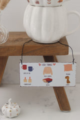 Cosy Things Mini Metal Sign