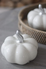 Ceramic Pumpkin Speckled - Medium 2PC