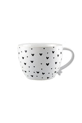 Heart Handled Ceramic Mug - Small Multi Heart
