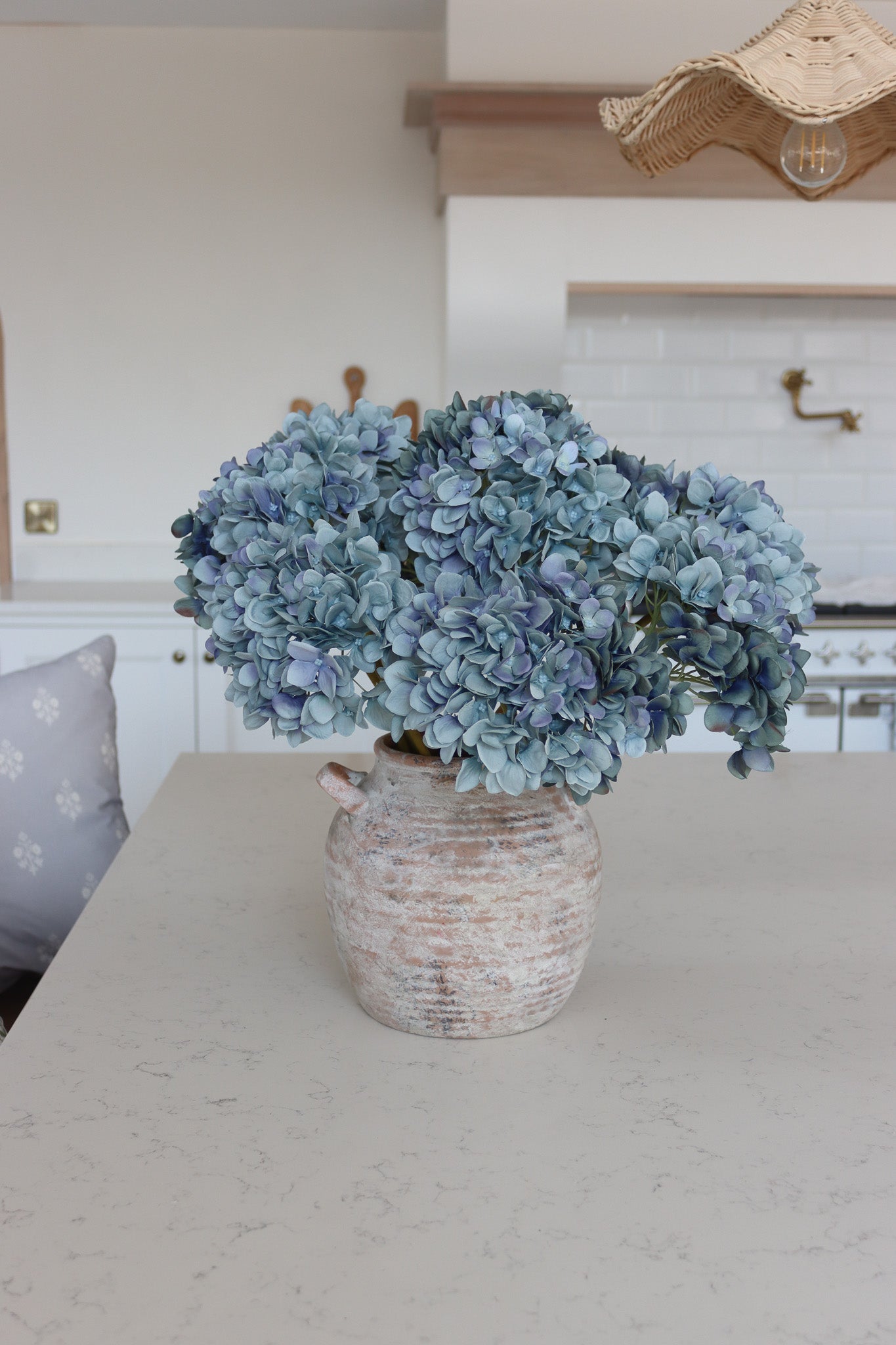 Faux Flowers - Hydrangea - Blue