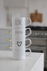 Ceramic Stacking Mugs