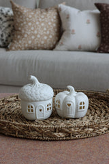 LED Acorn & Pumpkin House - Set
