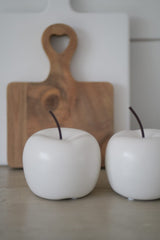 Ceramic Apples Matt White