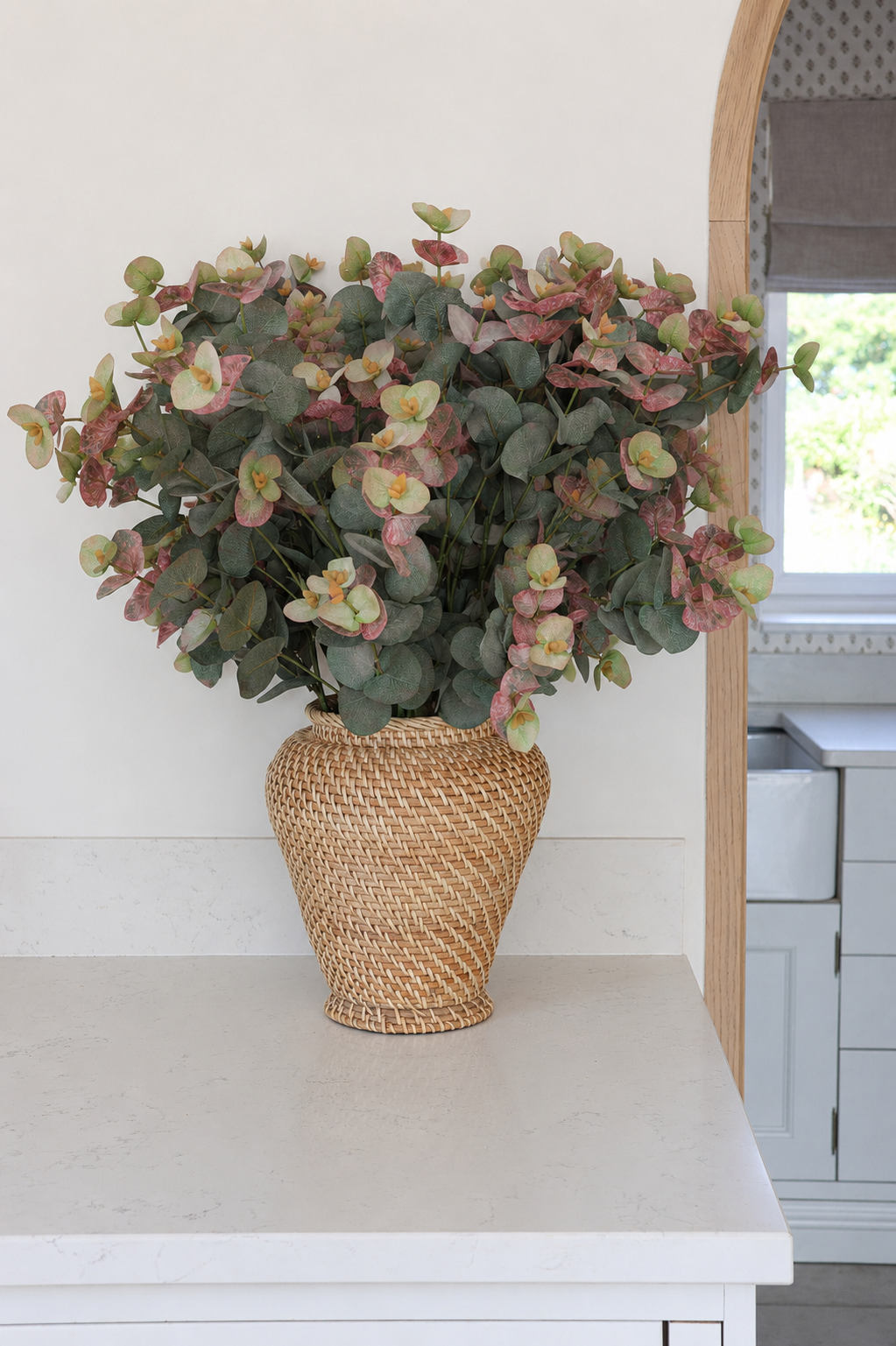 Faux Flowers - Blush Tip Eucalyptus