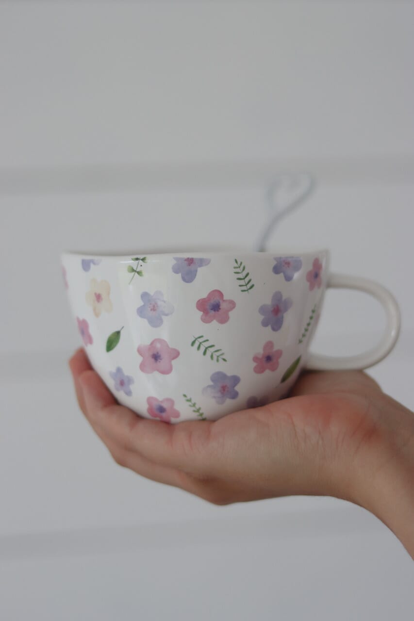 Ceramic Flower Mug - Bloom