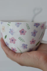 Ceramic Flower Mug - Bloom