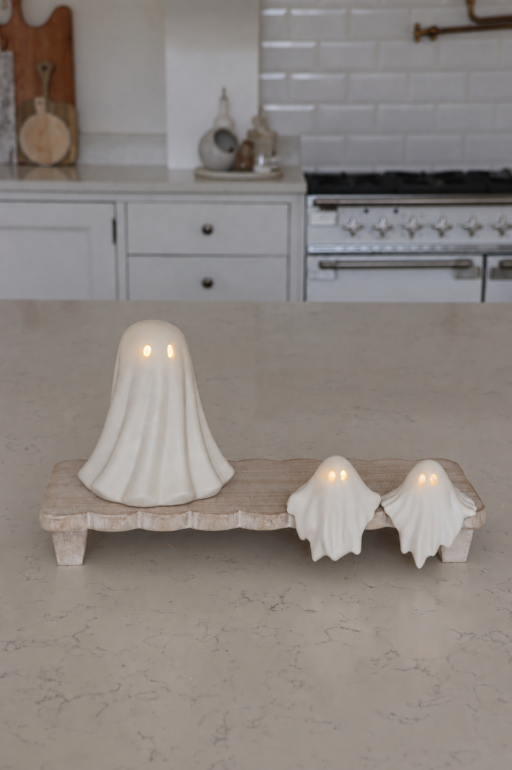 Ghost Scalloped Tray Bundle