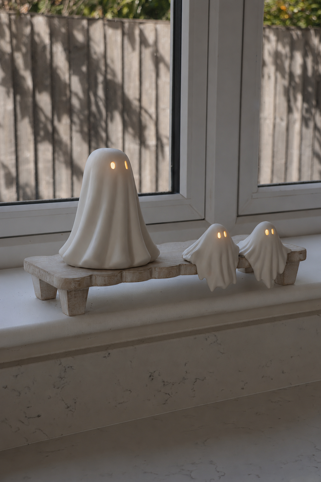 Ghost Scalloped Tray Bundle