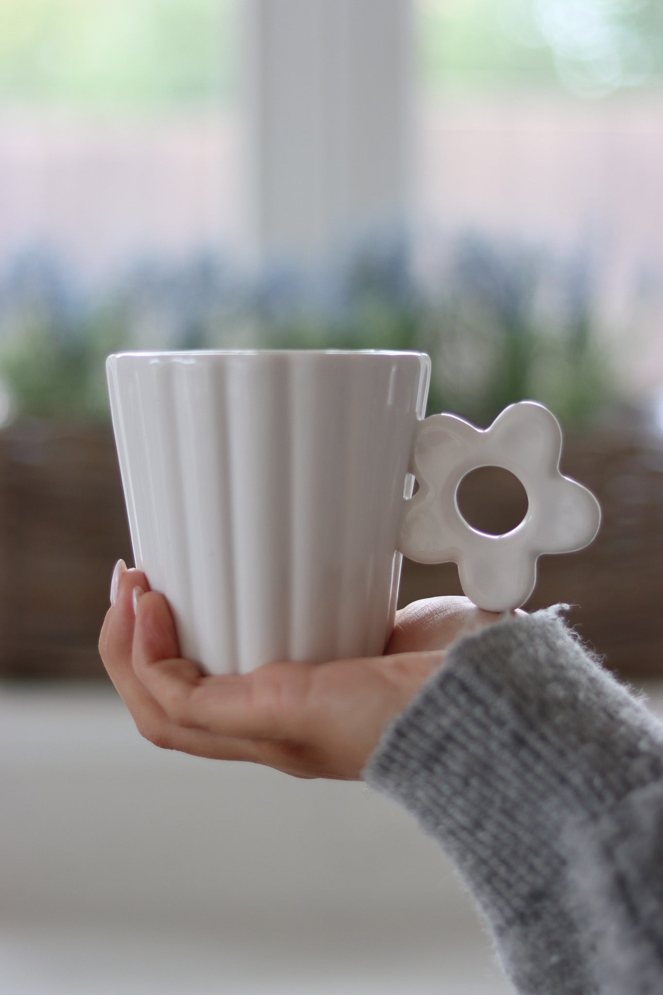 Flower Handled Spring Mug