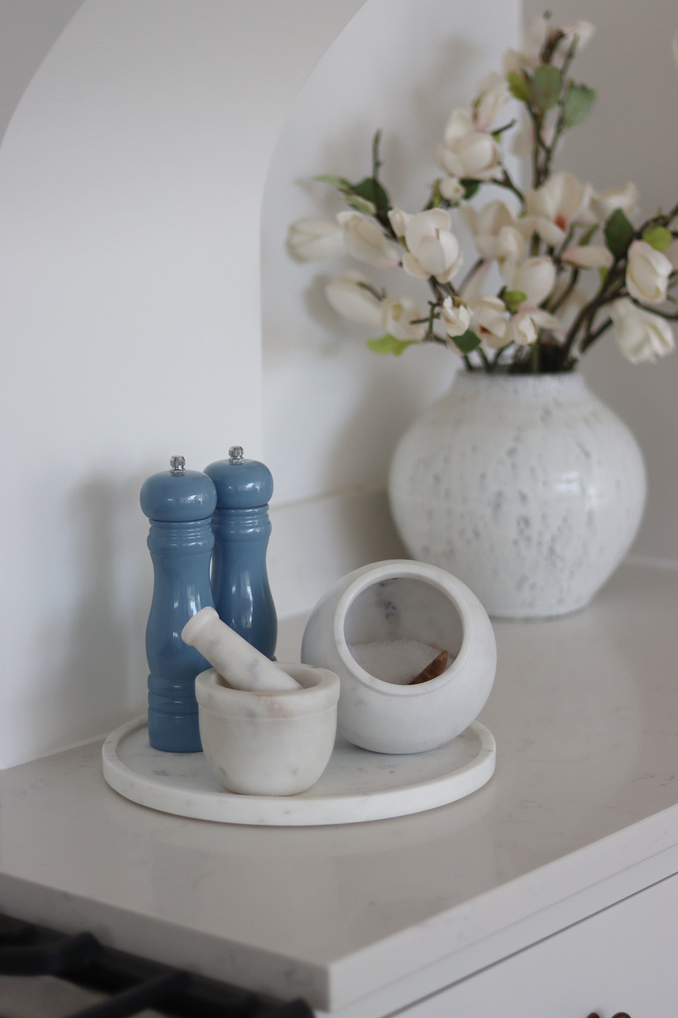 Blue Salt & Pepper Mills - Classic Design
