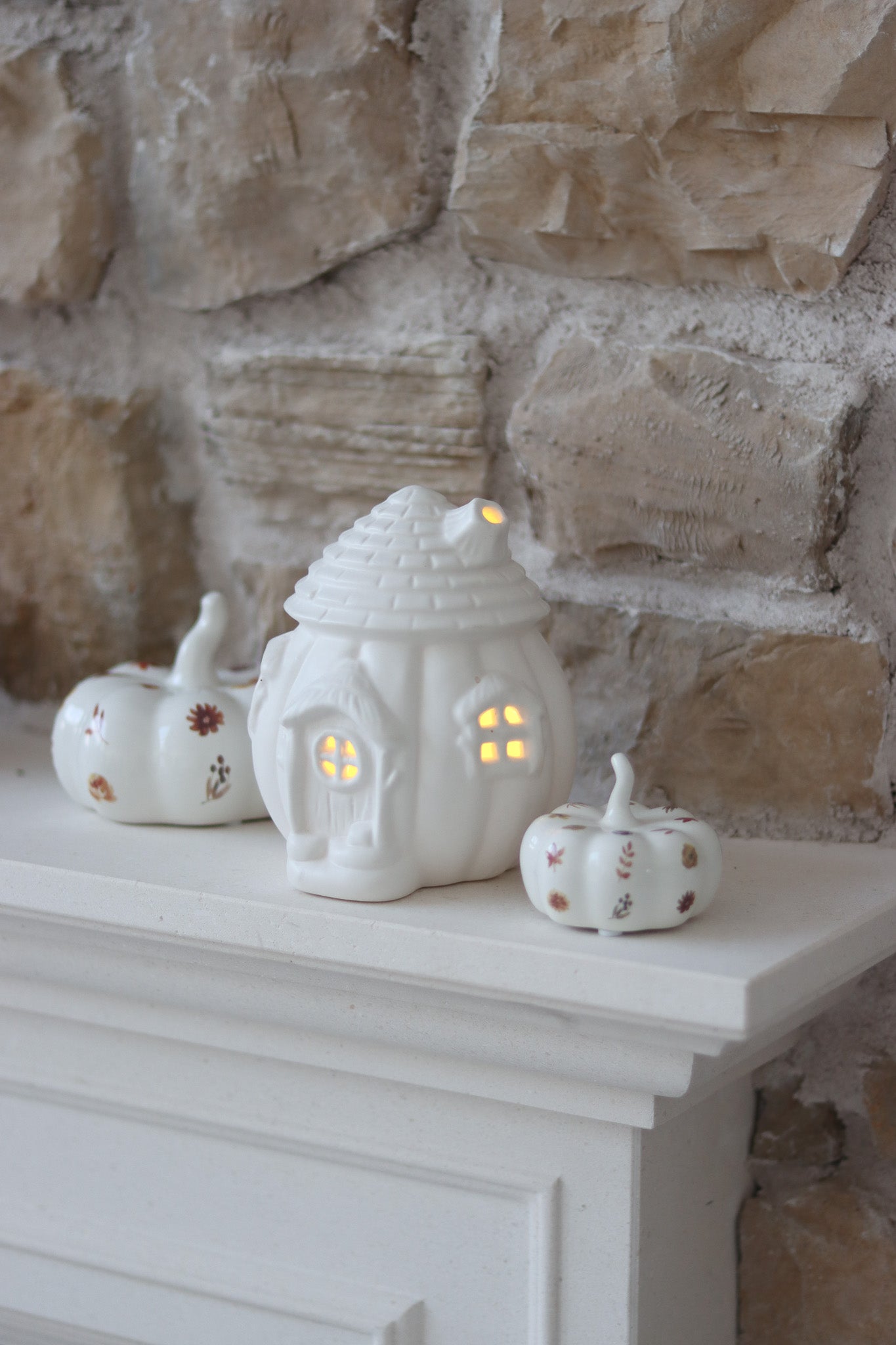 LED Pumpkin House