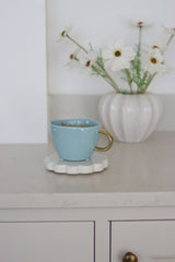 Irregular Stoneware Mug - Summer Blue