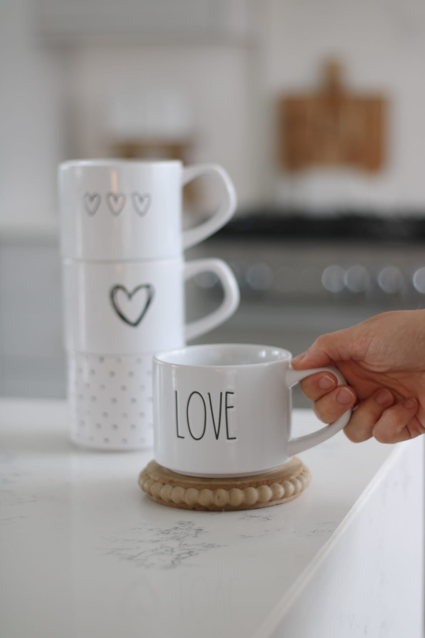 Ceramic Stacking Mugs