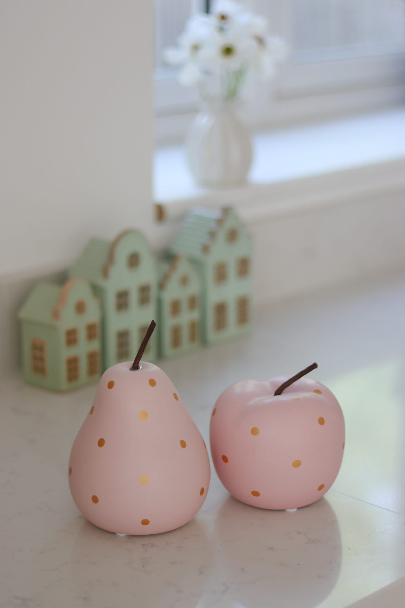 Large Pink Apple & Pear Set