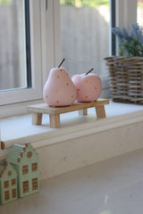 Large Pink Apple & Pear Set